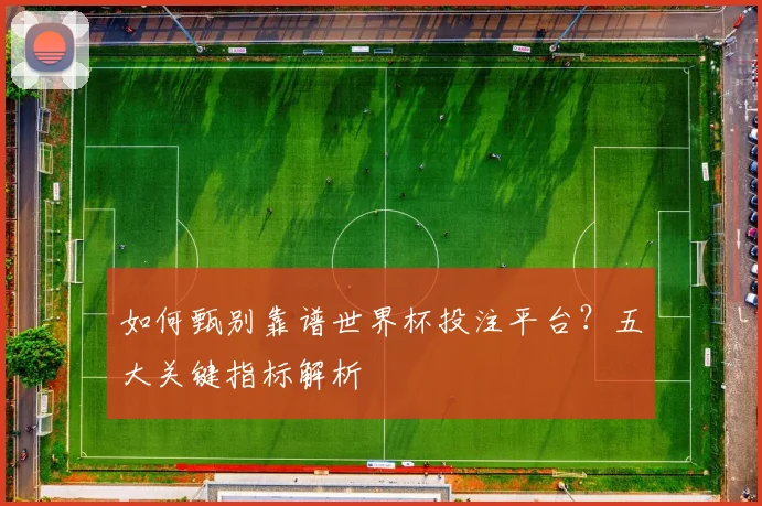 如何甄别靠谱世界杯投注平台?五大关键指标解析