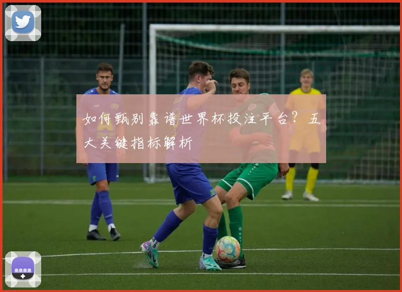 如何甄别靠谱世界杯投注平台？五大关键指标解析